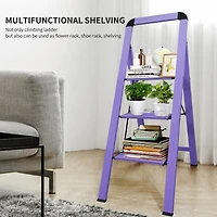 3 - Step Aluminum Folding Step Stool For Home and Garden