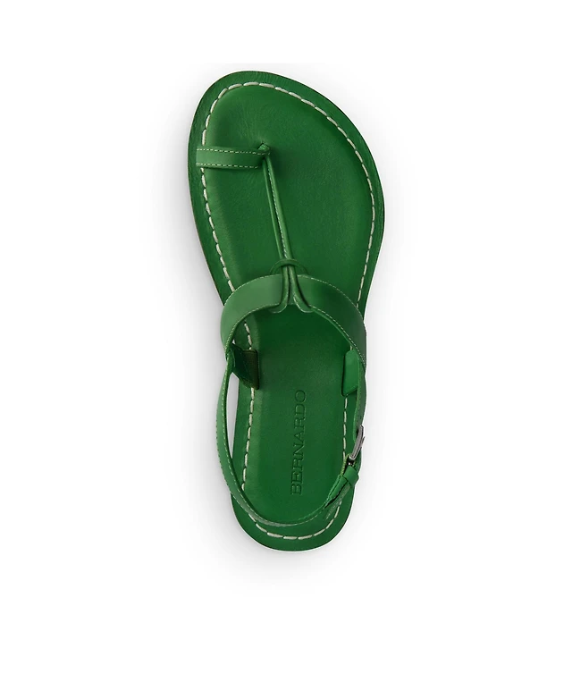 Flat Sandals Macys Shoes Green Arezzo Women's Paola Flat Sandals