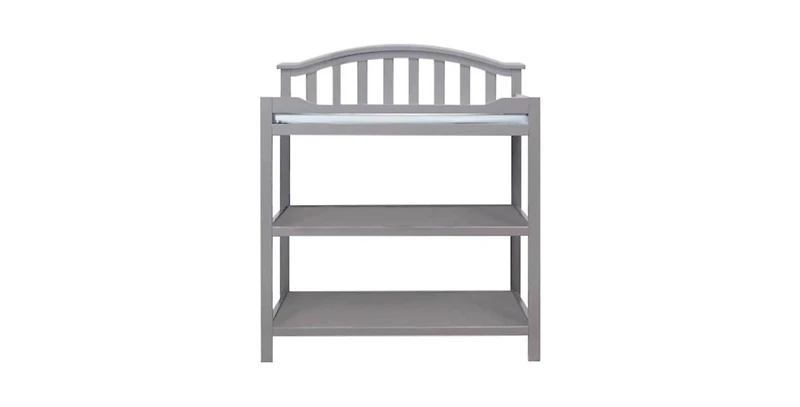 Slickblue Wood Finish Baby Toddler Changing Table with Changing Pad Stylish and Functional Design