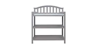 Slickblue Wood Finish Baby Toddler Changing Table with Changing Pad Stylish and Functional Design