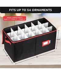 Florida Brands Christmas Ornaments Storage Box to Protect and Store up 54 -4"
