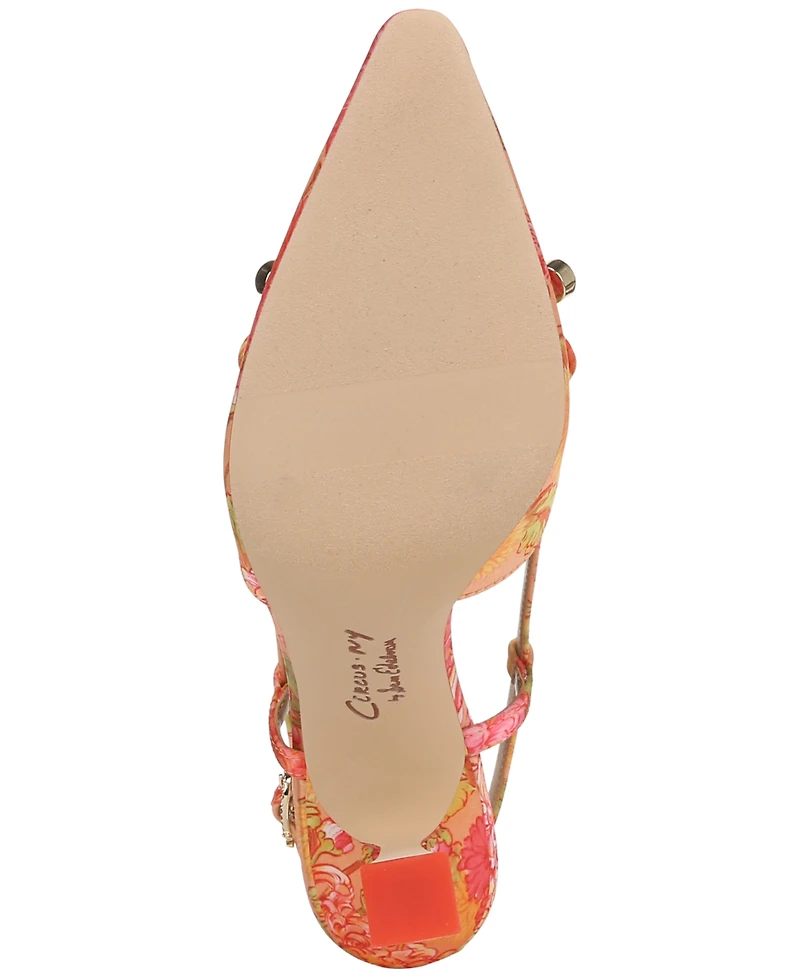 Circus Ny by Sam Edelman Women's Monica Pointed-Toe Slingback Bow Pumps