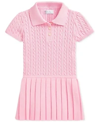 Polo Ralph Lauren Baby Girls Cable-Knit Polo Dress