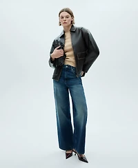 Mango Women's Fine-Knit Boat-Neck Sweater