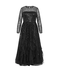 City Chic Plus Schiffer Maxi Dress