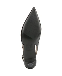Naturalizer Women's Nicolette Pointed Toe Kitten Heel Slingback Pumps