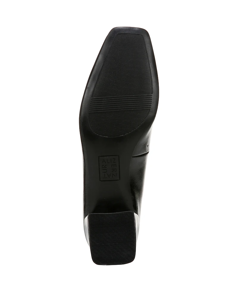 Naturalizer Women's Huntley Square Toe Block Heel Pumps
