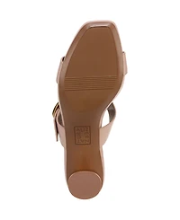 Naturalizer Women's Ida Square Open Toe Slide Dress Sandals
