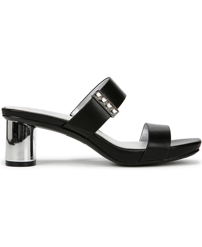 Naturalizer Women's Ida Square Open Toe Slide Dress Sandals