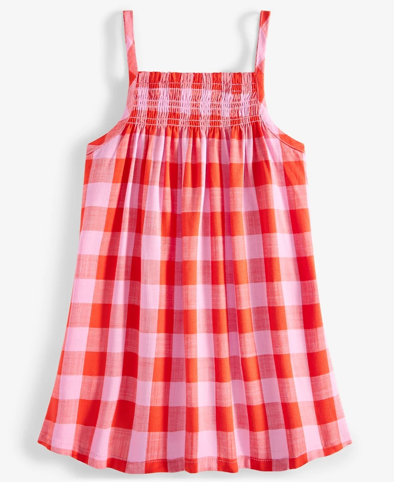 Epic Threads Toddler Girls Top & Gingham-Print Dress, 2 Piece Set, Exclusively at Macy's
