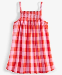 Epic Threads Toddler Girls Top & Gingham-Print Dress, 2 Piece Set, Exclusively at Macy's