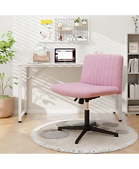 Gouun Criss Cross Legged Chair No Wheels 120° Rocking Adjustable Height