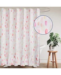 Awesome Home Watercolor Painter Dots Texture Shower Curtain, 72"X72"