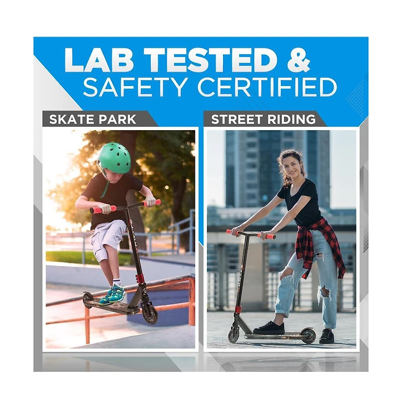 Hurtle Pro Stunt Scooter With High Impact Wheels - Gravity in Resurrection