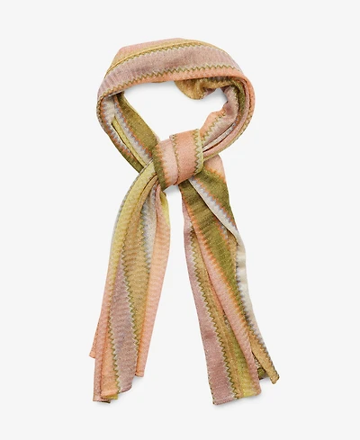 Steve Madden Chevron Shimmer Pattern Oblong Scarf