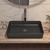DeerValley 20" x 13'' Rectangular Vitreous China Vessel Bathroom Sink