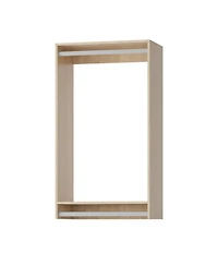 Lovmor Double Hanging Closet Unit - Modular Closet System For Hanging
