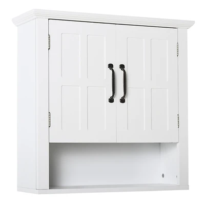 Homcom Bathroom Wall Cabinet, Medicine Cabinet w/ Adjustable Shelf