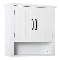 Homcom Bathroom Wall Cabinet, Medicine Cabinet w/ Adjustable Shelf
