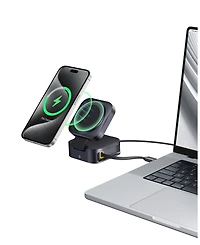 Baseus PicoGo Charging Station Qi2 67W Magnetic Charger Stand Wireless Charger with Retractable Cable