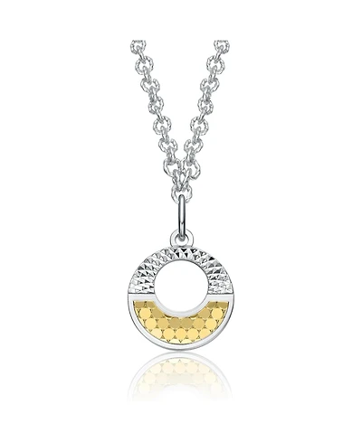 Infinite Harmony Circle Pendant Necklace