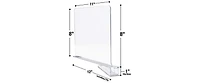 Sorbus 4 Acrylic Shelf Dividers Great Organizer for Clothes, Linens, Purse Separators, Kitchen Cabinets and more (4-Pack)