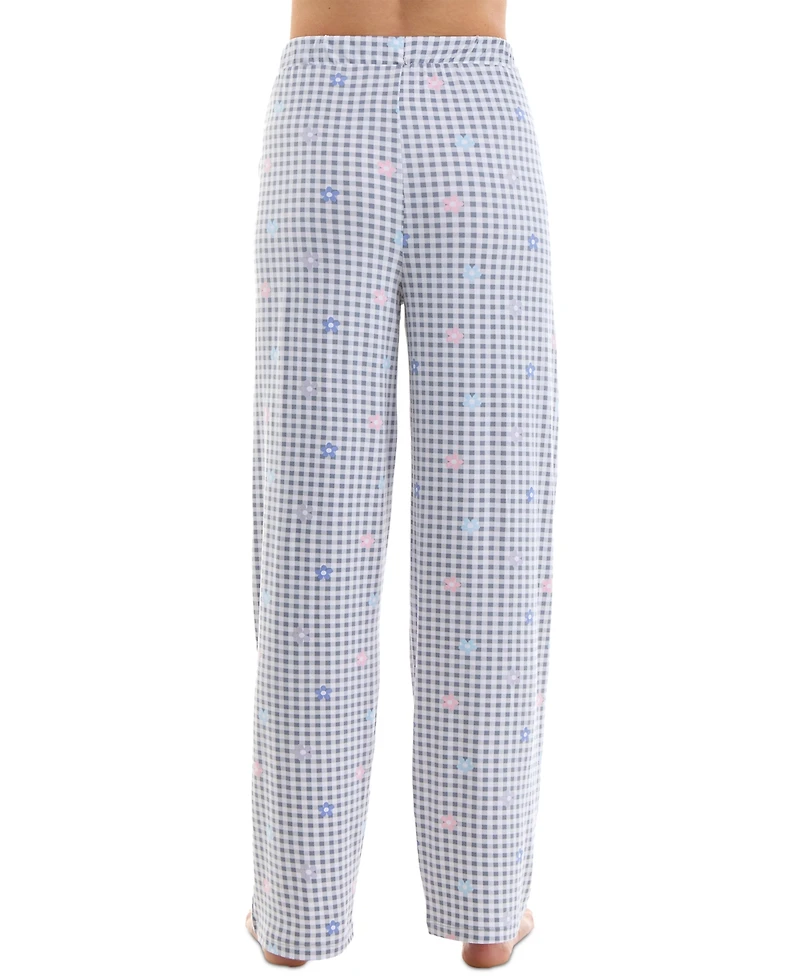 Roudelain Women's Printed Drawstring Pajama Pants