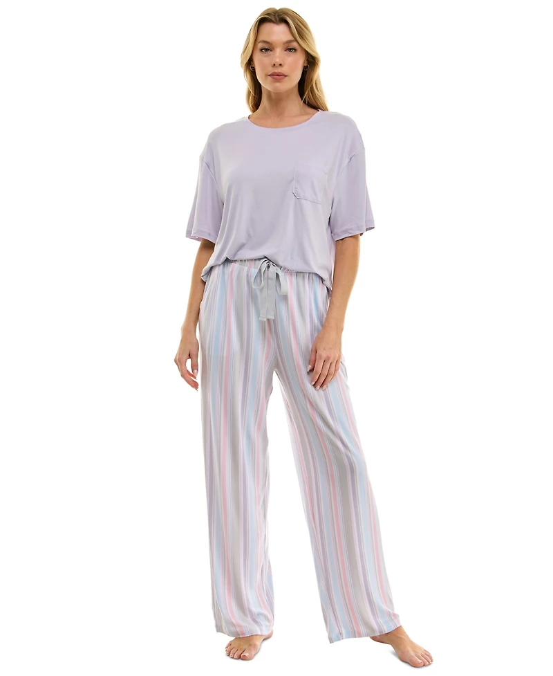 Roudelain Women's Drop-Shoulder Crewneck Sleep Tee