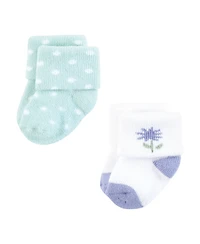Touched by Nature Baby Girls 10Pk Organic Terry Socks