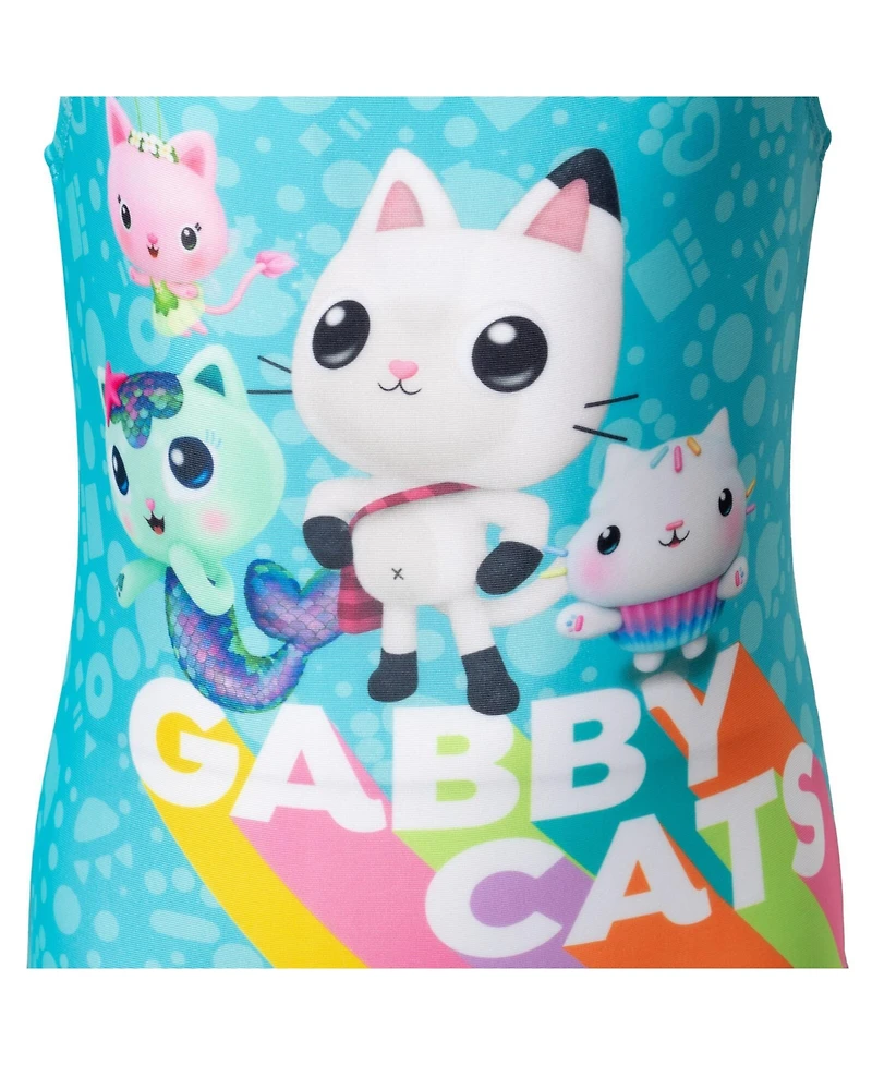 Gabby's Dollhouse Toddler Girls Dreamworks One Piece Bathing Suit