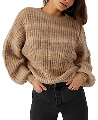 O'Neill Juniors' Bayou Oversized Drop-Shoulder Sweater