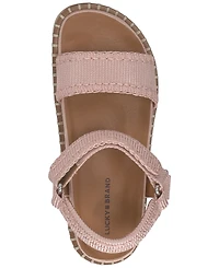Lucky Brand Women's Ullaniah Whipstitch Footbed Flat Sandals
