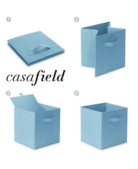 Casafield Set of 6 Fabric Storage Cube Bins