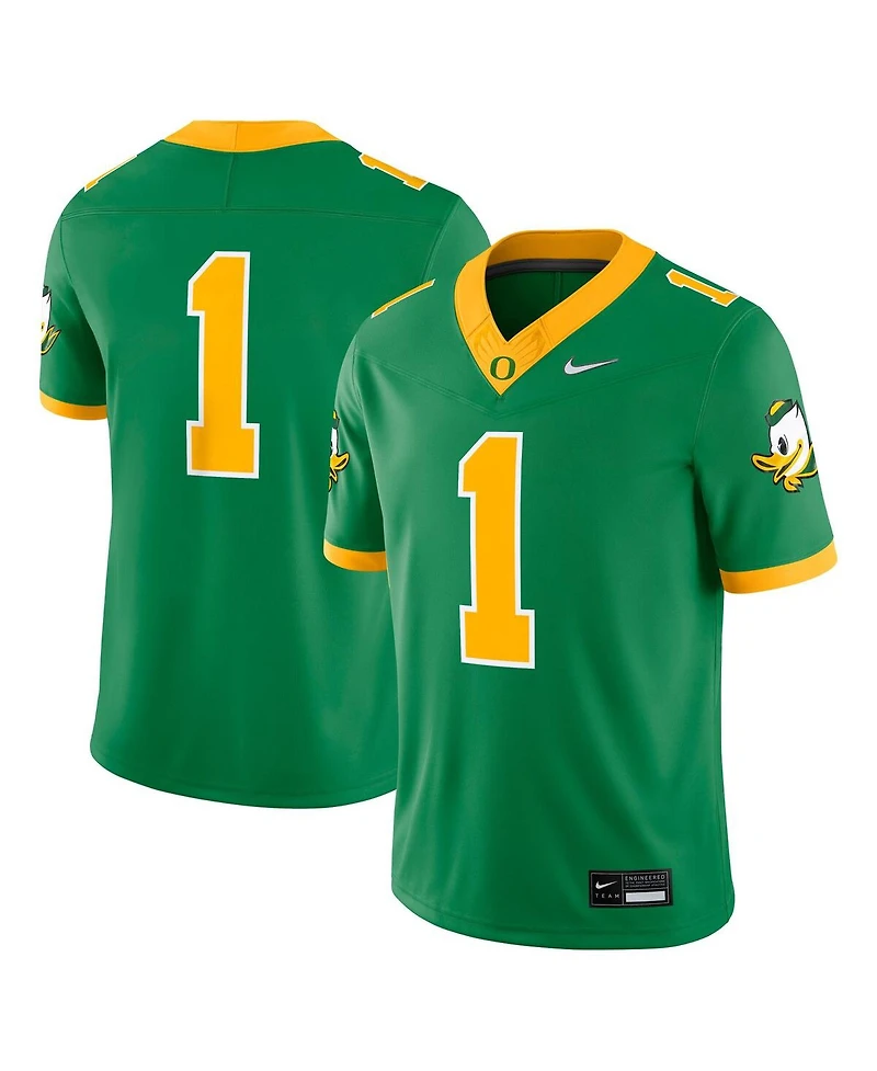 Nike Men's 1 Green Oregon Ducks Alternate Game Jersey