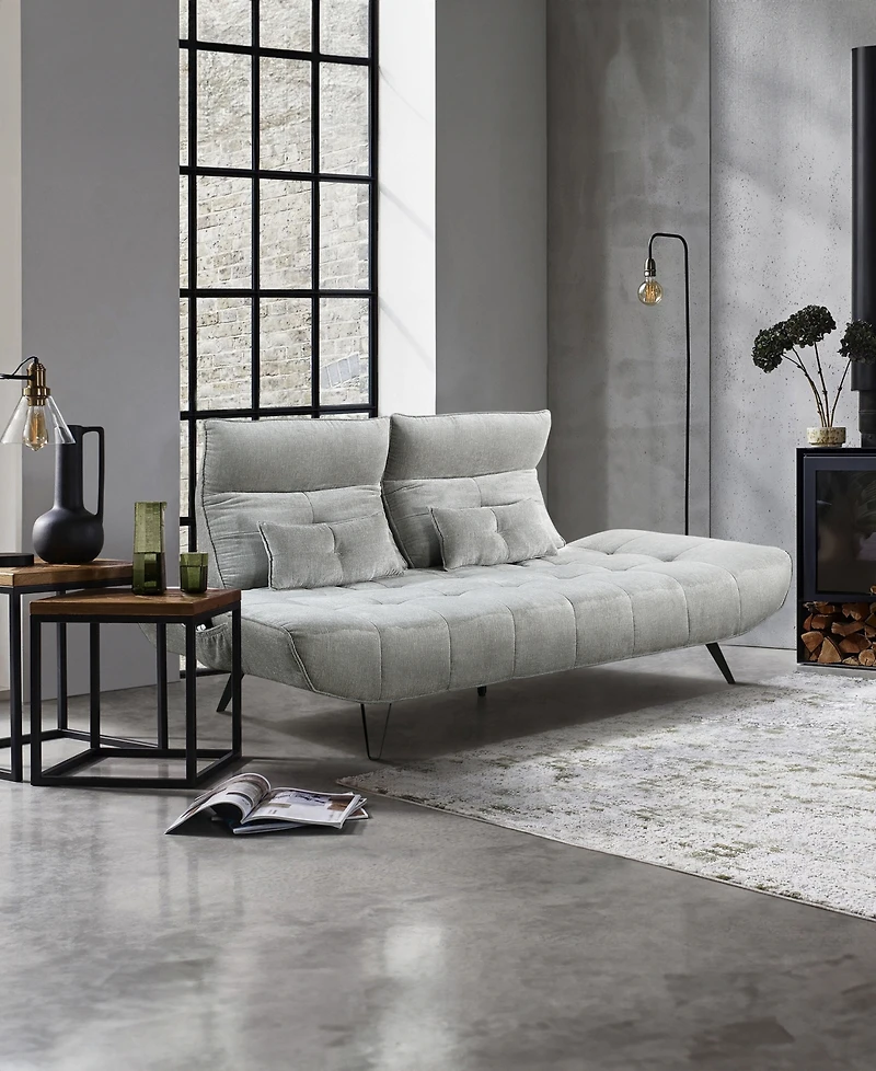 Homelegance 91" White Label Power Adjustable Viggo Sofa