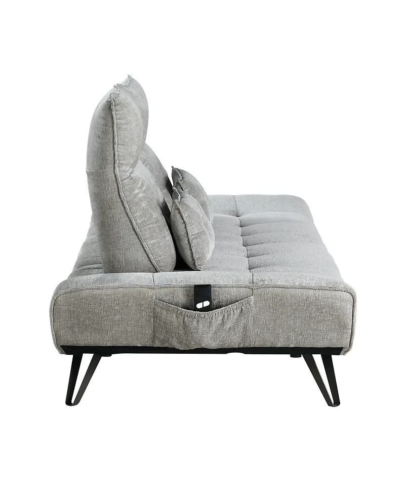 Homelegance 91" White Label Power Adjustable Viggo Sofa