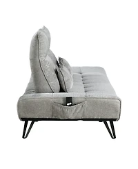 Homelegance 91" White Label Power Adjustable Viggo Sofa