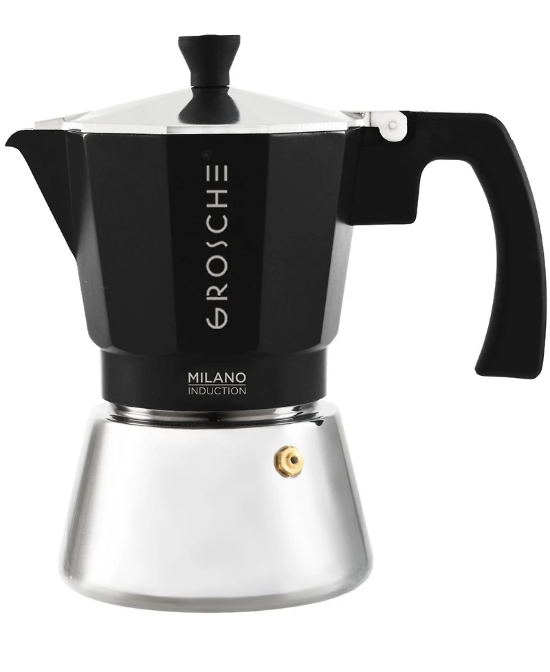 Grosche Milano Induction Stovetop 6 Cup Espresso Maker Moka Pot