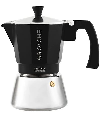 Grosche Milano Induction Stovetop 6 Cup Espresso Maker Moka Pot