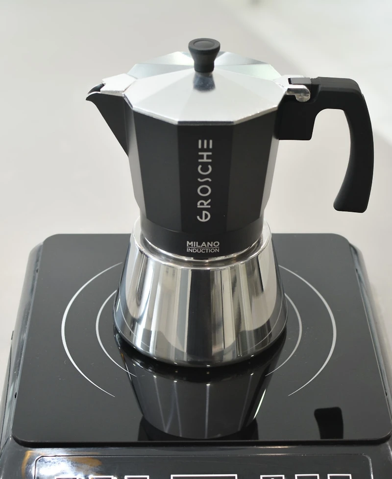 Grosche Milano Induction Stovetop 9 Cup Espresso Maker Moka Pot