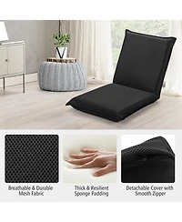 Gouun Adjustable 6 positions Folding Lazy Man Sofa Chair Floor