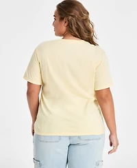 Love Tribe Trendy Plus Size Nature Heals Graphic T-Shirt