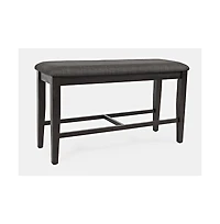 Jofran American Rustics Upholstered 42" Counter Bench