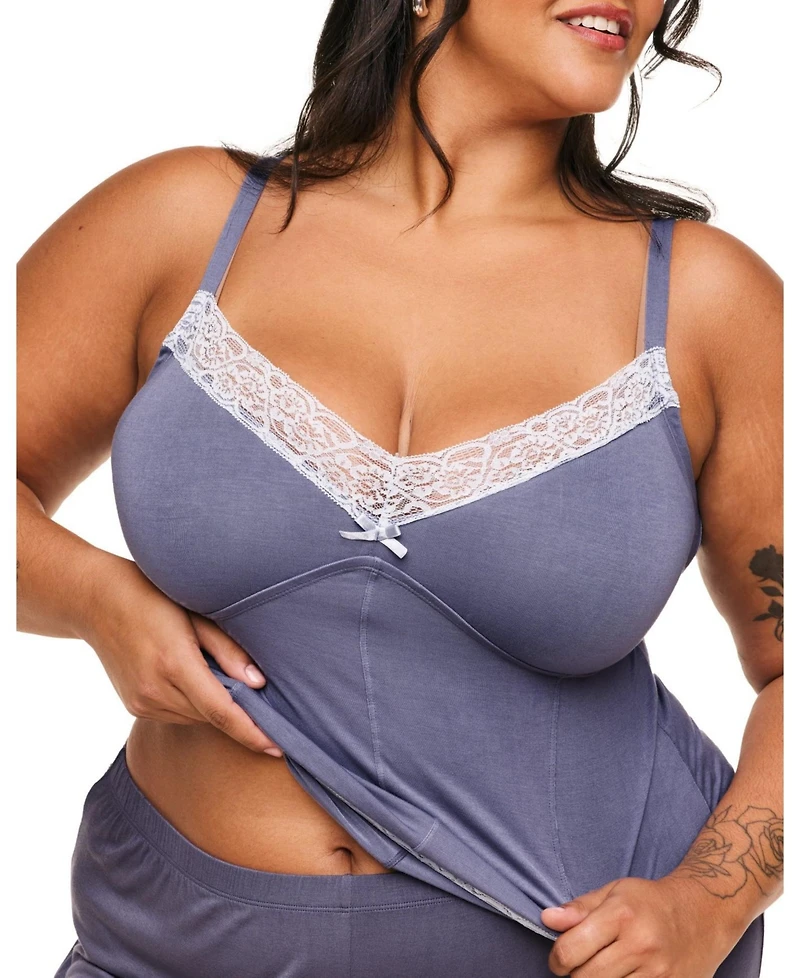 Adore Me Plus Suzanna Pajama Cami And Pants Set