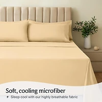 5PC Silky Soft Cooling Deep Pocket Performance Sheet Set