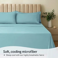 5PC Silky Soft Cooling Deep Pocket Performance Sheet Set