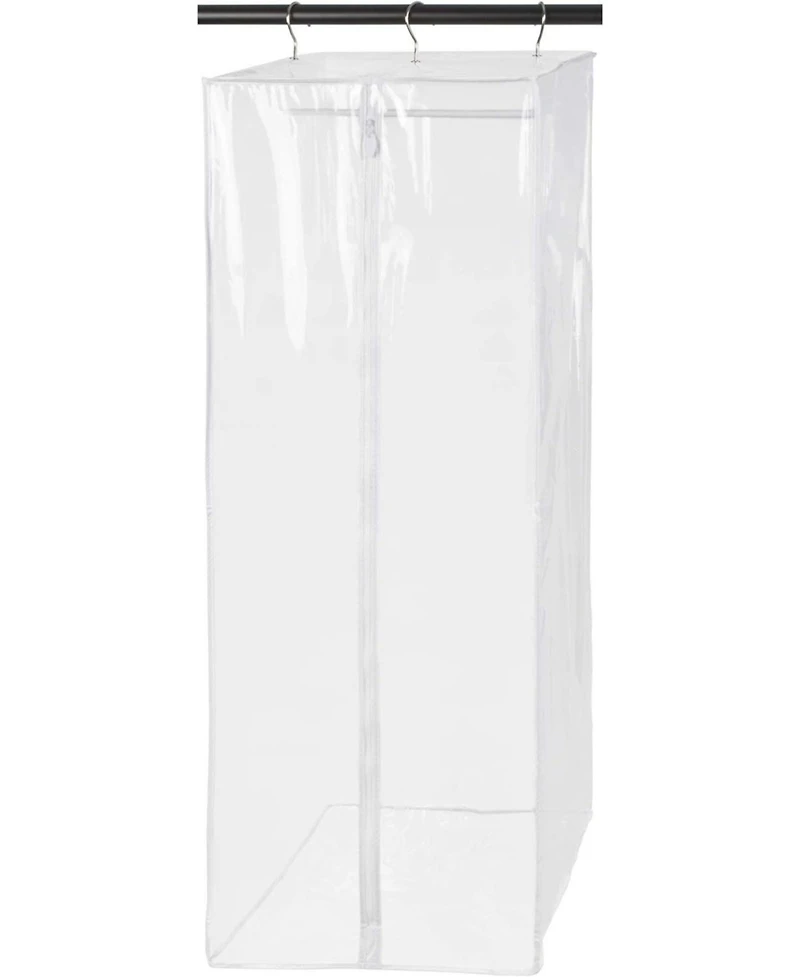 Florida Brands Garment Bag - Hanging Closet Organizer 42" - Zippered Cover with Rod
