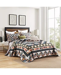 MarCielo Southwestern Geometry Lightweight Quilt Bedspread Set Queen