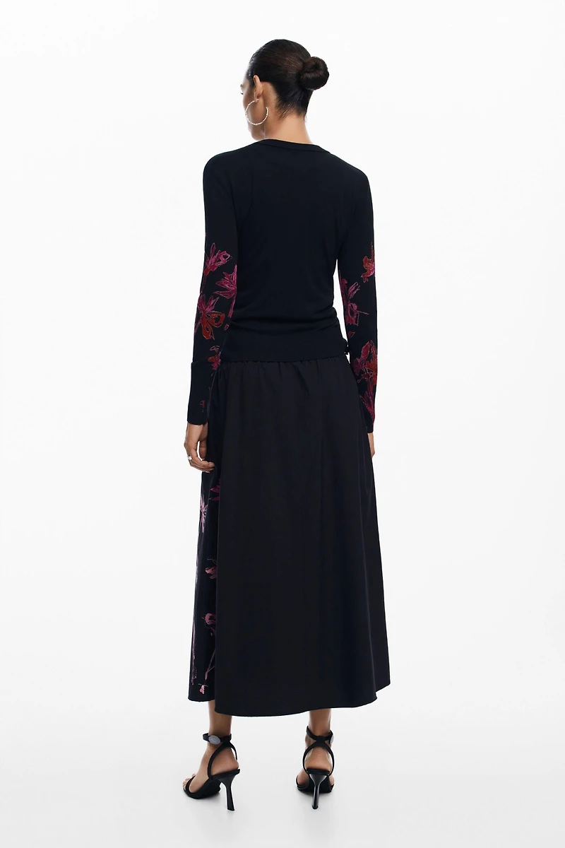 Desigual Women's Orchid sleeve sweater