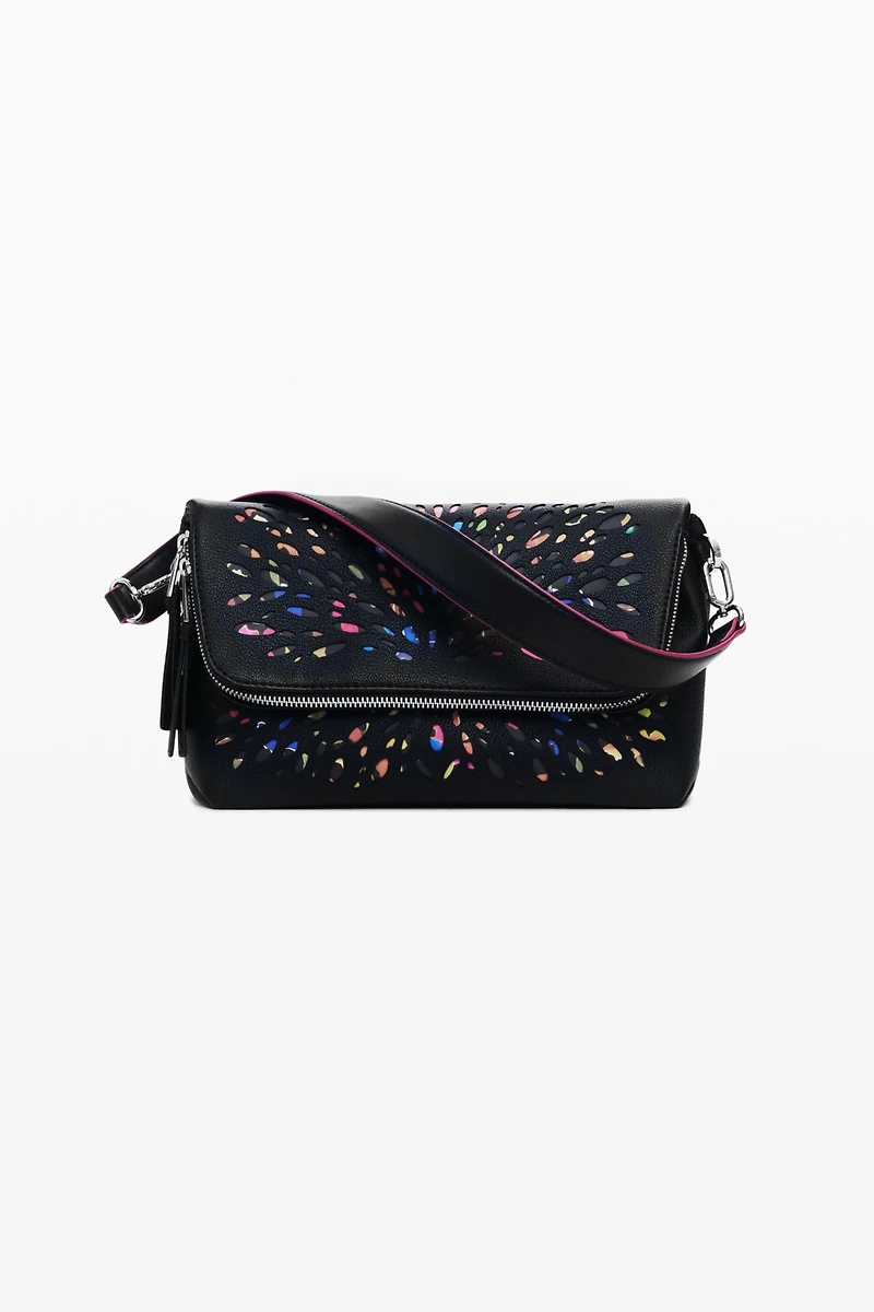 Desigual Women's Medium crossbody perforated bag